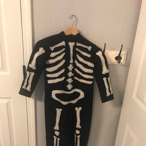 SKELETON one piece costume Size 4-6